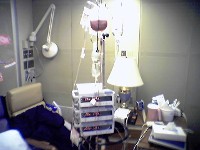 IV Pole With Second Transplant